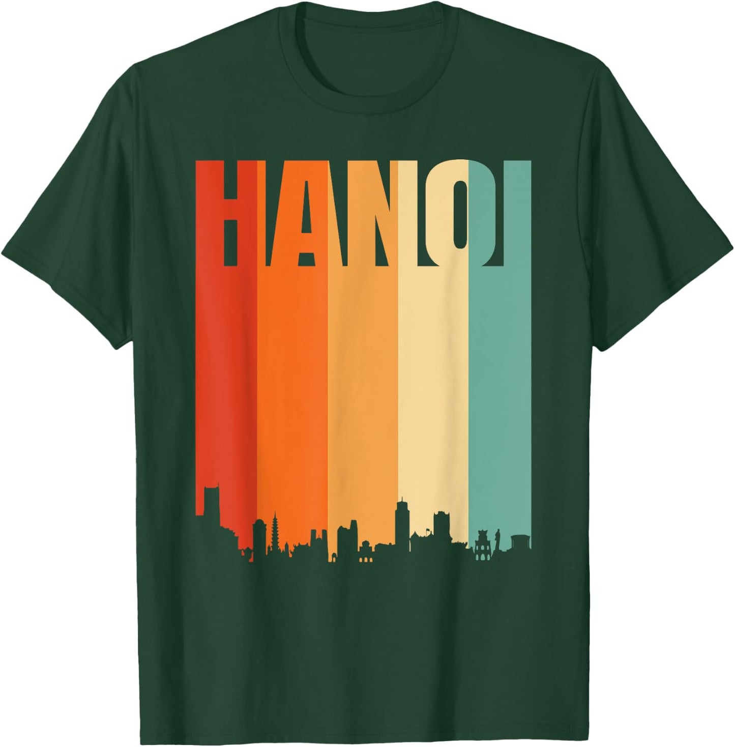 Hanoi Skyline T-Shirt - T-Shirt | Forest