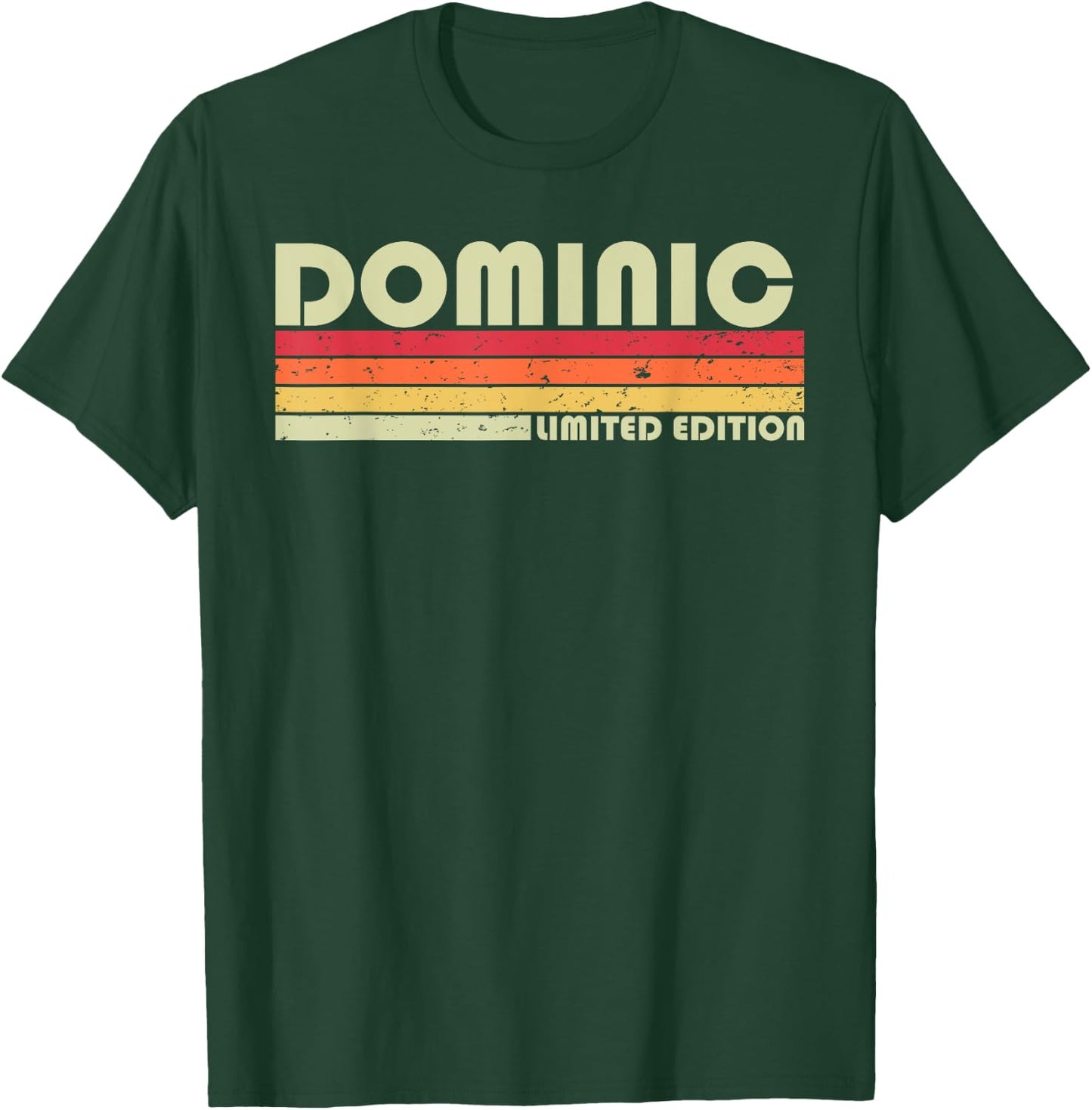 DOMINIC Gift Name Personalized Funny Retro Vintage Birthday T-Shirt - T-Shirt | Forest