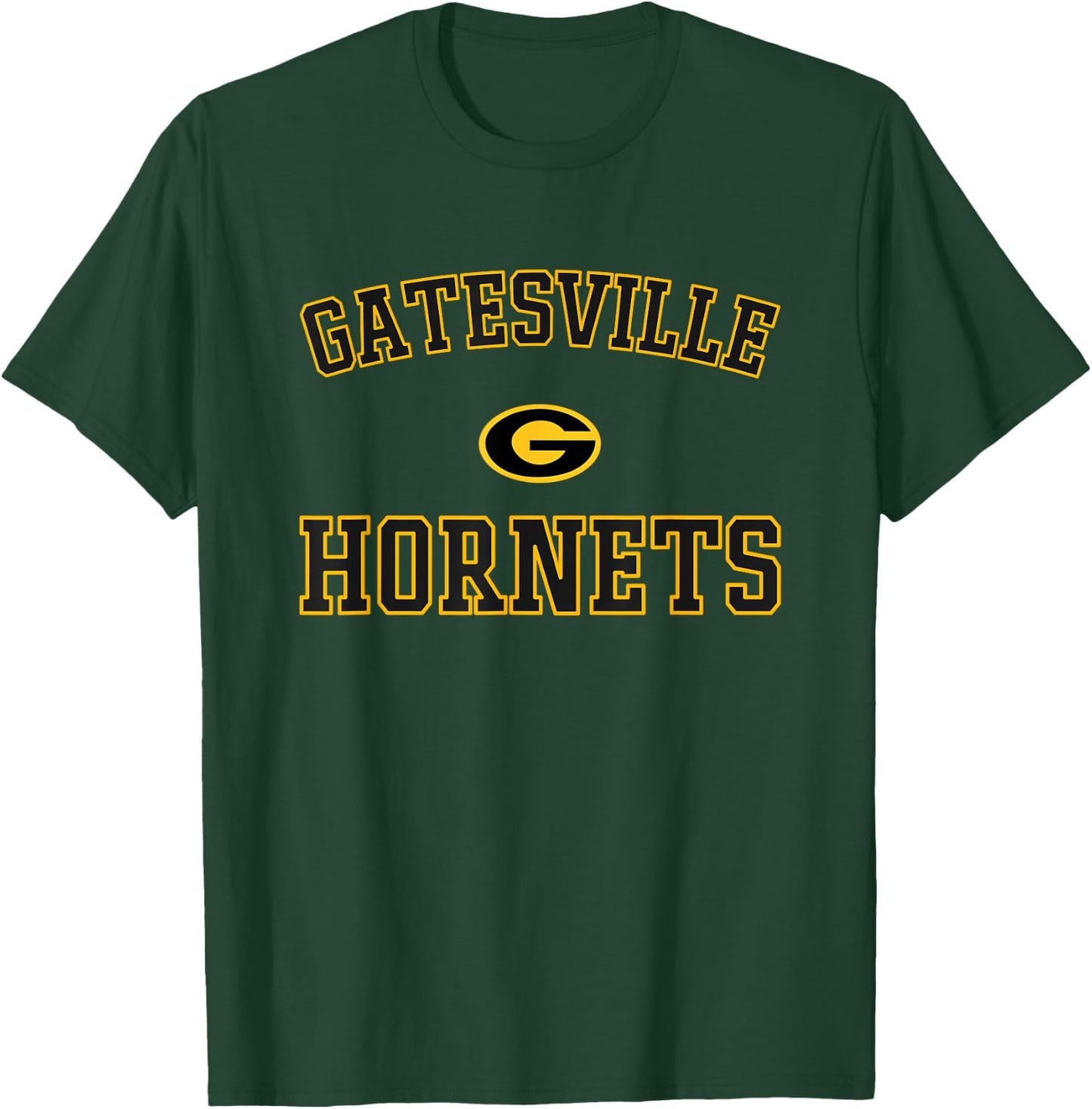 Gatesville Hornets Logo Varsity HS T-Shirt - T-Shirt | Forest