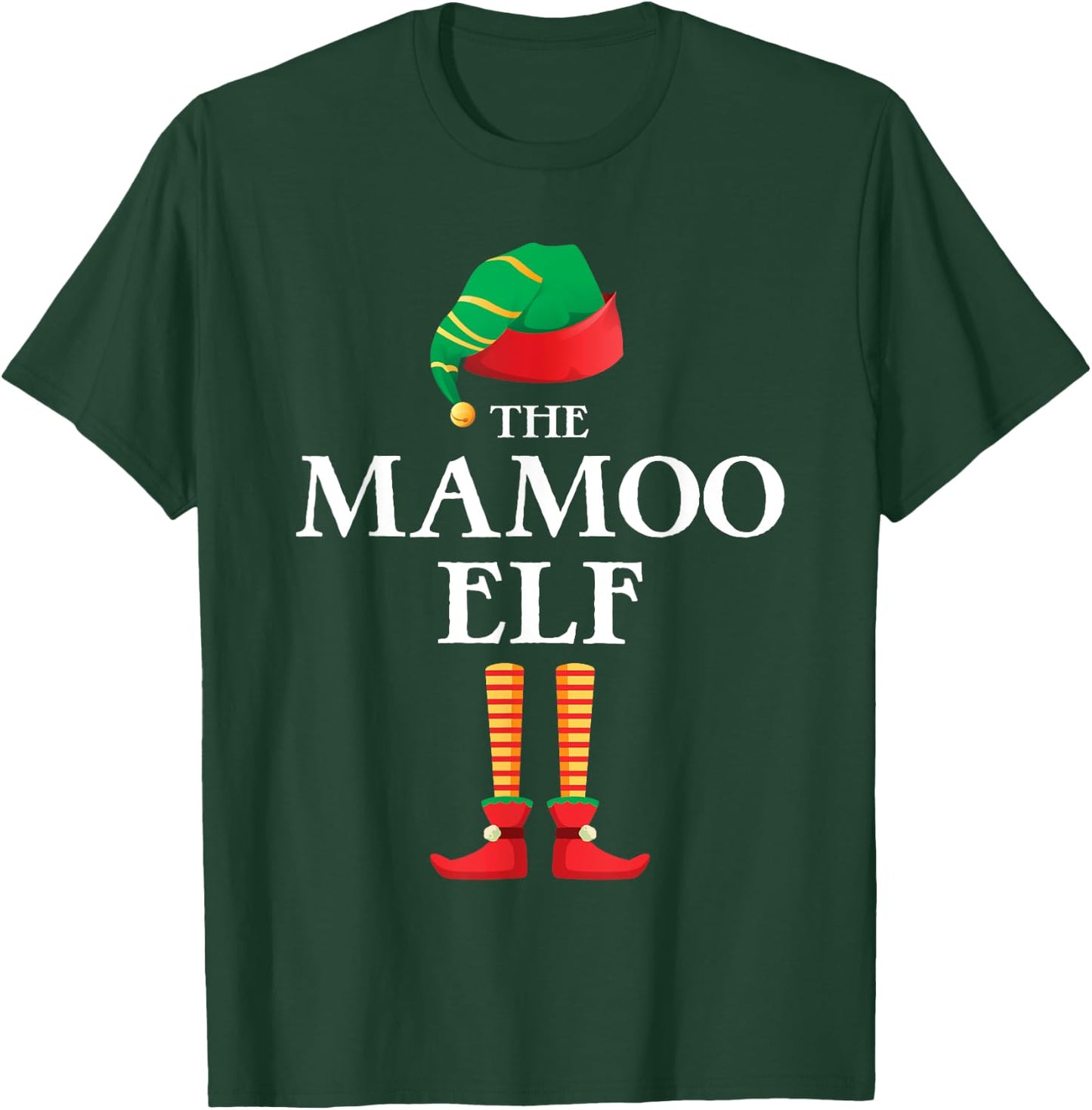 The Mamoo Elf Christmas Matching Family Funny Pajama Pj Xmas T-Shirt - T-Shirt | Forest