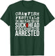 Funny Suck Crawfish Head Adult Humor Inappropriate T-Shirt - T-Shirt | Forest