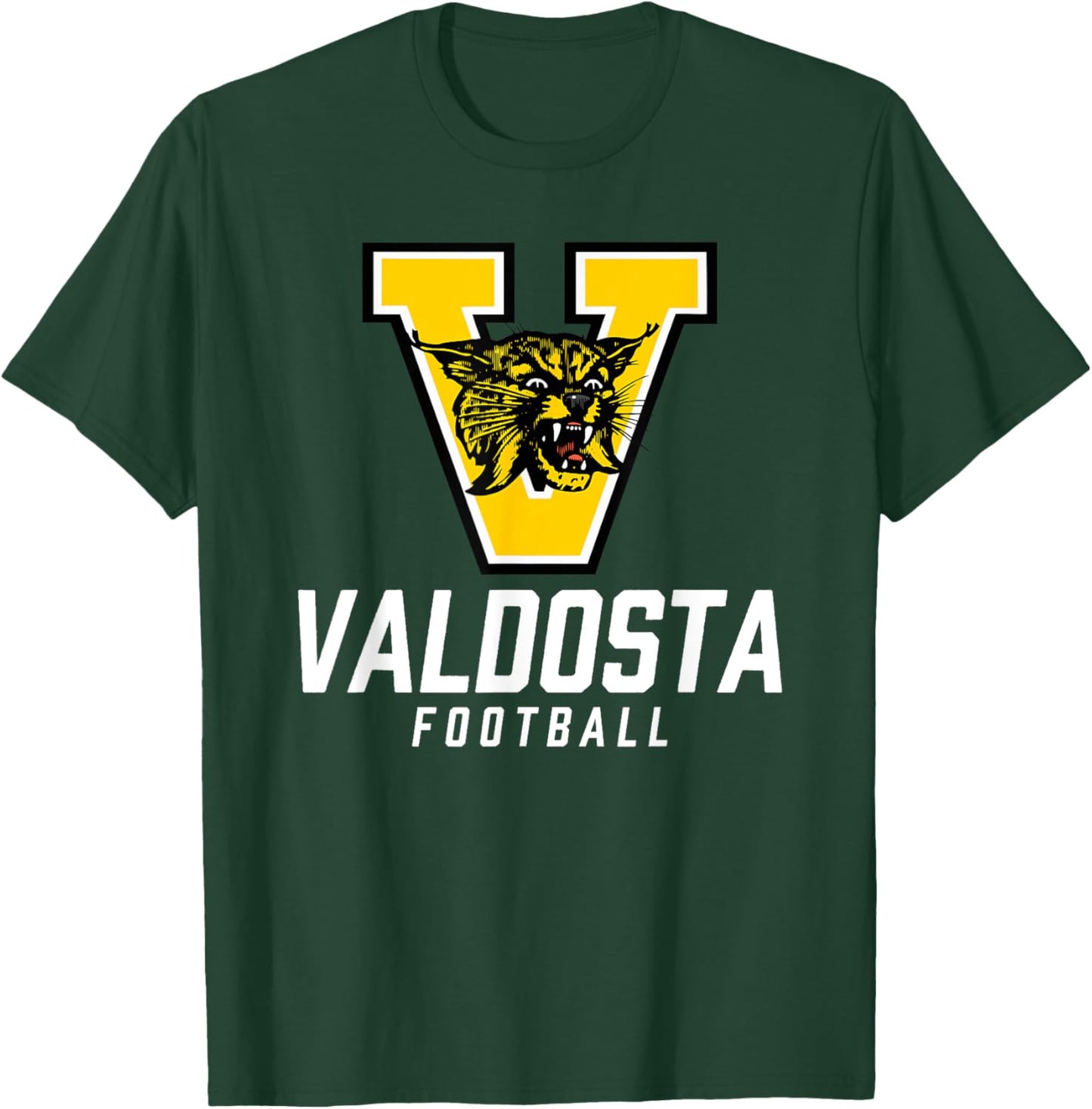 Valdosta Wildcats Logo Football Team HS T-Shirt - T-Shirt | Forest
