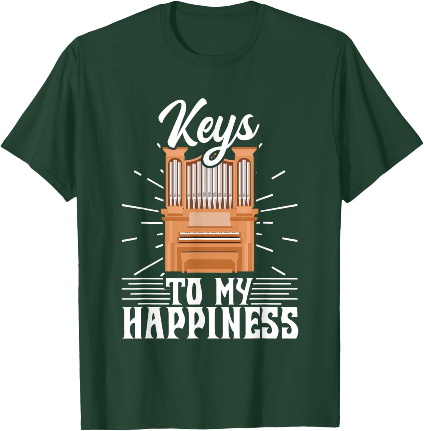 Church Organ Player Church Musician Church Organist T-Shirt - T-Shirt | Forest