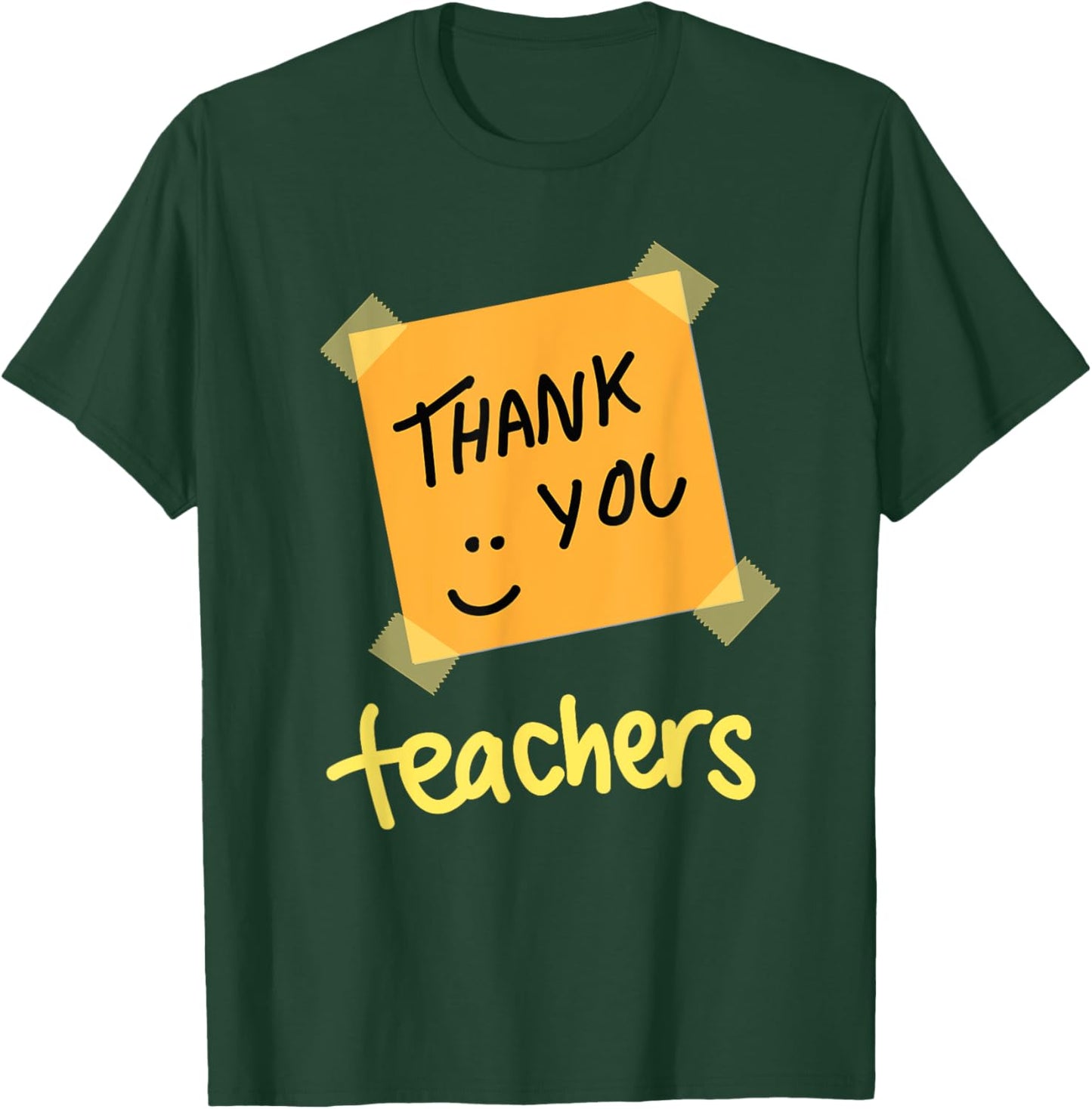 Thank you teacher Appreciation graduation T-Shirt - T-Shirt | Forest