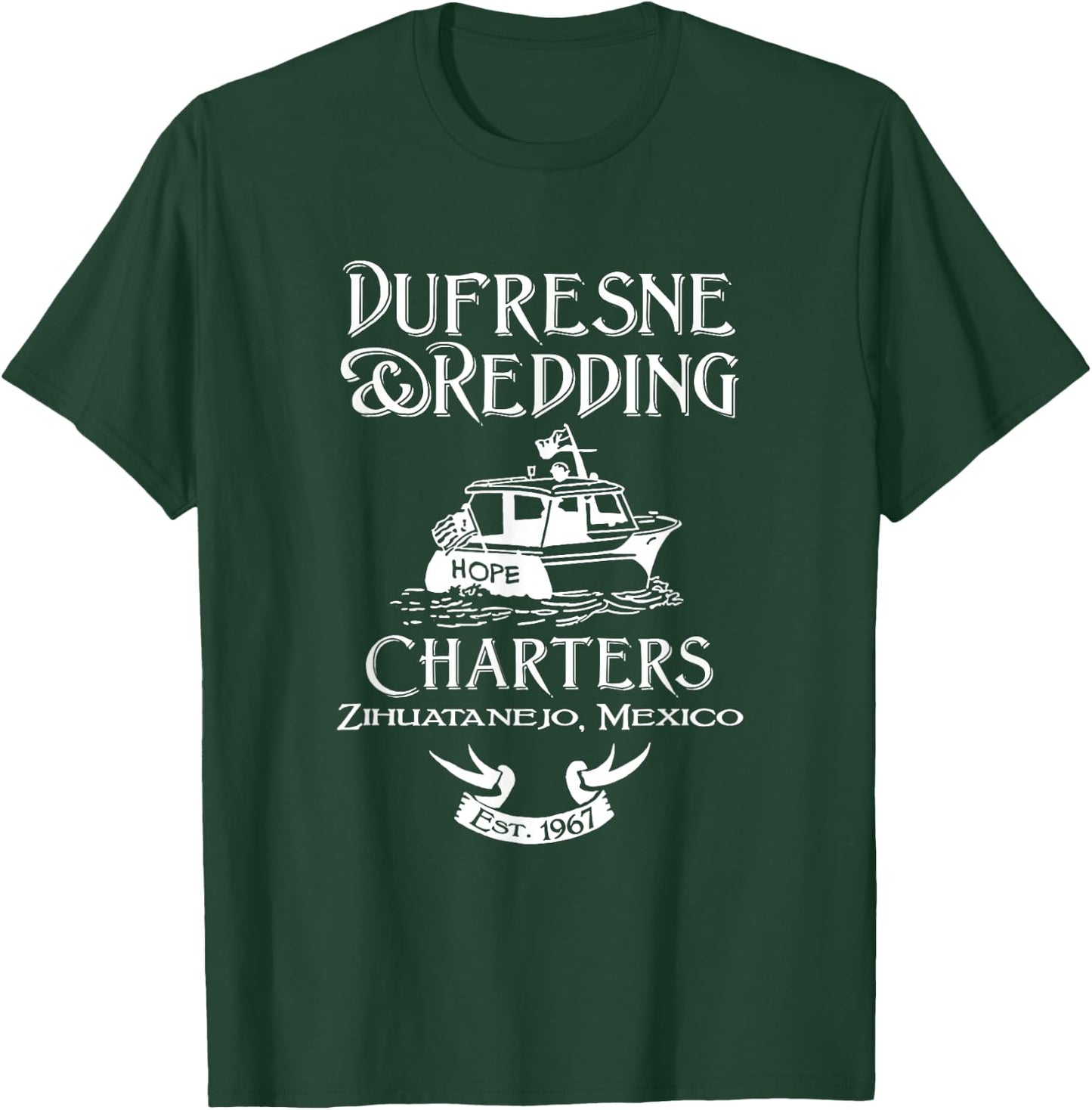 Dufresne and Redding Charters Zihuatanejo Mexico Fun T-Shirt - T-Shirt | Forest