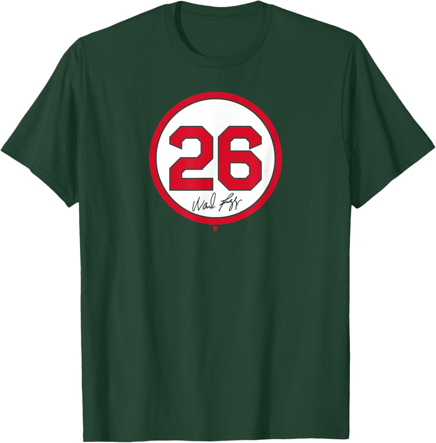 Wade Boggs: Number Circle - Boston Baseball T-Shirt - T-Shirt | Forest