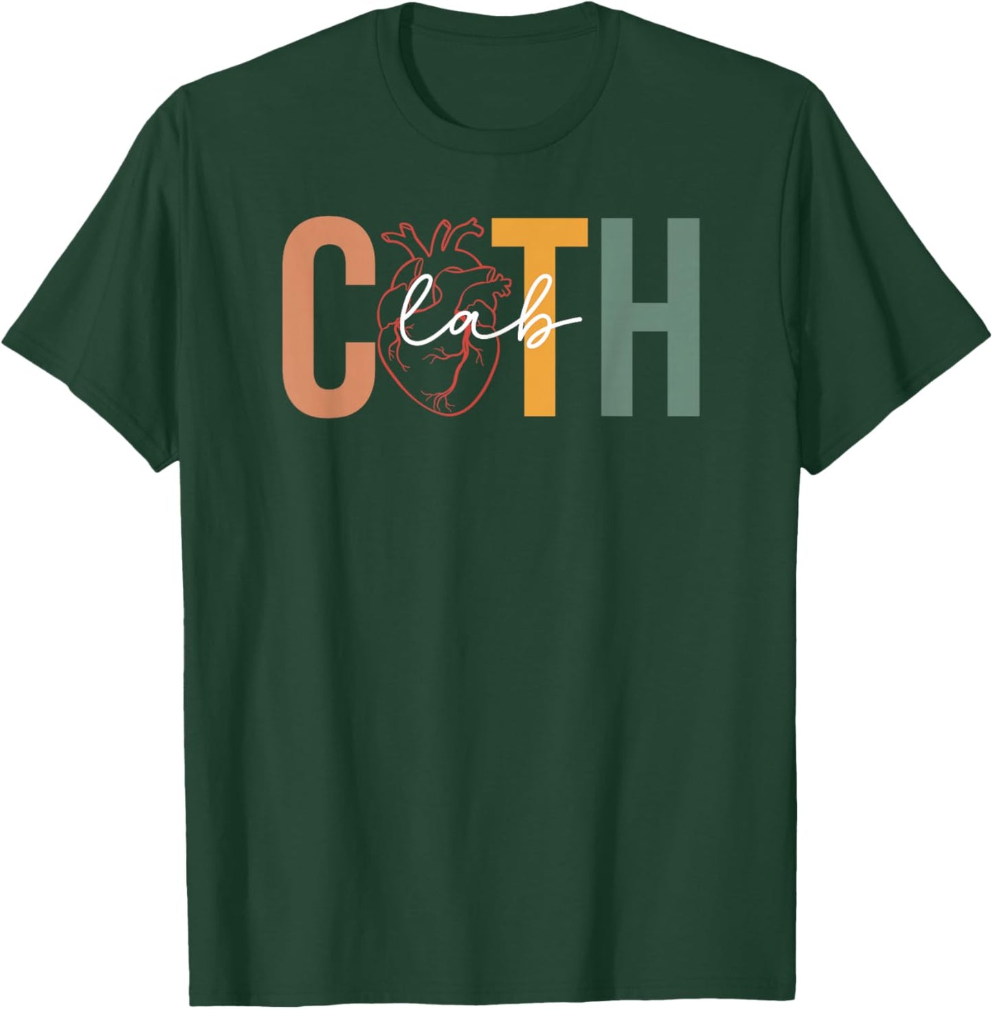Cath Lab Boho Cath Lab Technologist Cath Laboratory Tech T-Shirt - T-Shirt | Forest