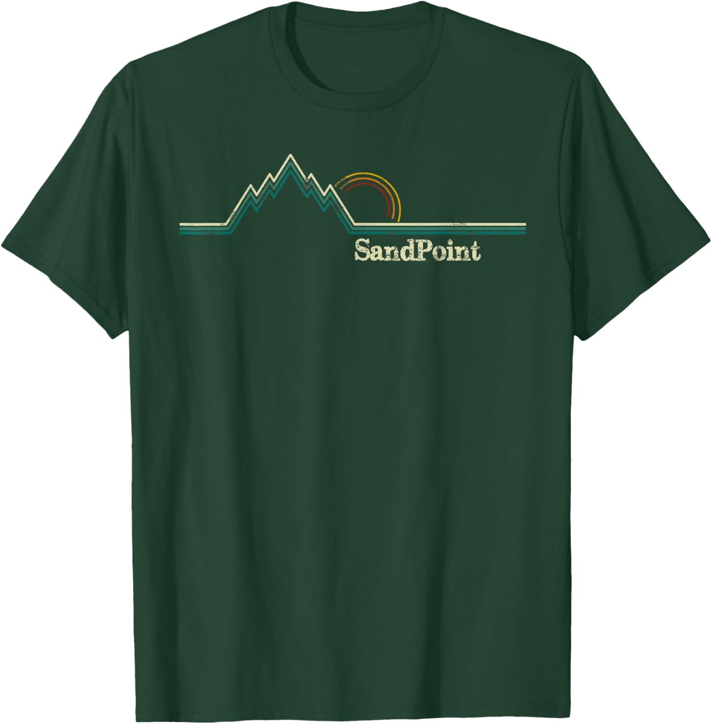 Sandpoint Idaho Outdoor Adventure T-Shirt - T-Shirt | Forest