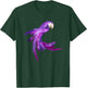 Cool Pretty Purple Parrot Art Bird Lover Gift Macaw T-Shirt - T-Shirt | Forest