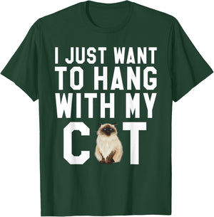 I Just Want To Hang With My Himalayan Cat Women T-Shirt - T-Shirt | Forest