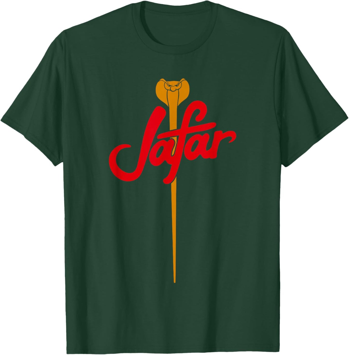 Disney Aladdin Vintage Eighties Jafar Villain Staff Logo T-Shirt - T-Shirt | Forest