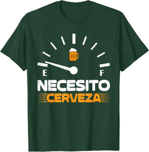 Beer Mexican Party men Necesito Cerveza Cinco De Mayo Beer T-Shirt - T-Shirt | Forest