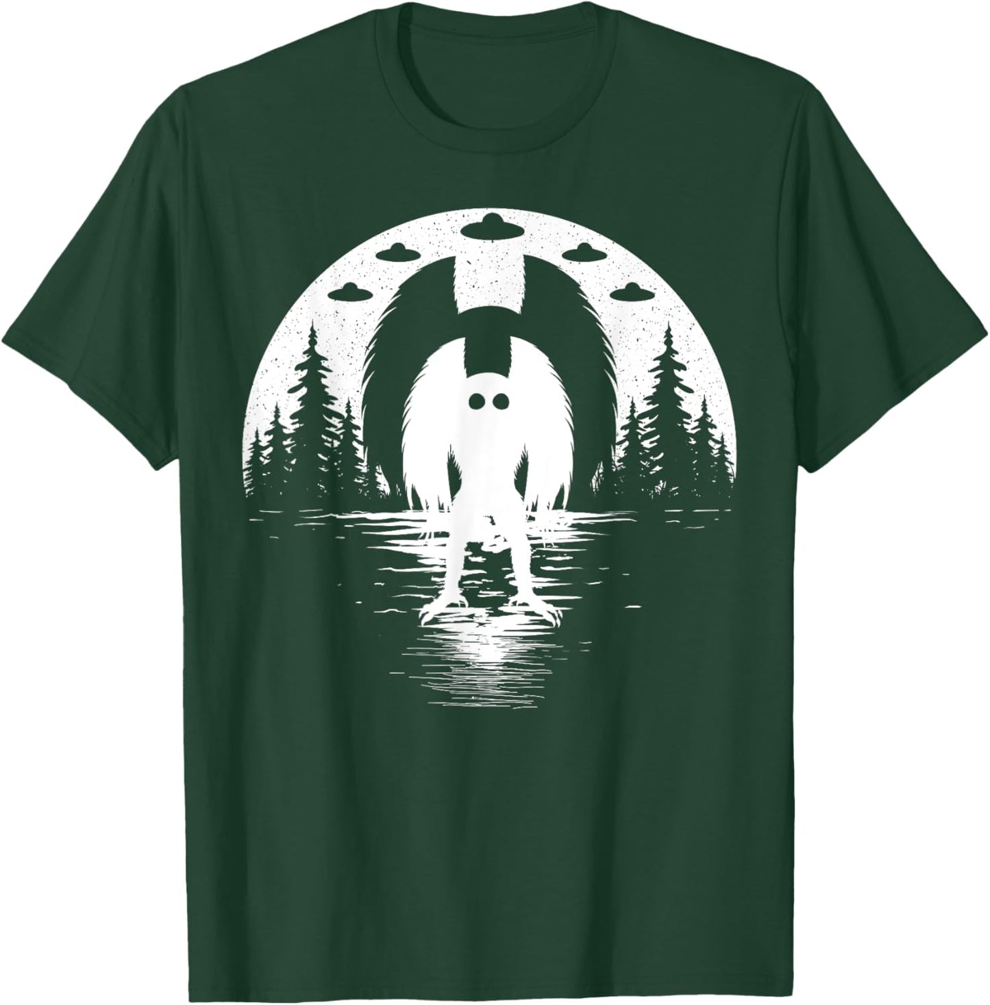 Mothman! Cute Cryptid Full Moon Women & Kids Mothman T-Shirt - T-Shirt | Forest