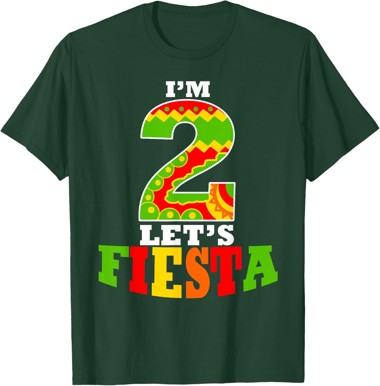 I'm Dos Taco Twosday 2nd Birthday Gift Kids Boy Girl T-Shirt - T-Shirt | Forest