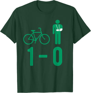 Bike Accident Broken Bone 1-0 Plaster Fracture Gift T-Shirt - T-Shirt | Forest