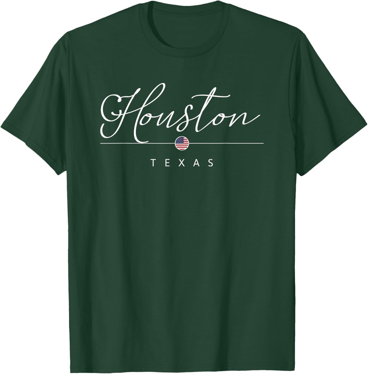 Houston Texas TX on Houston T-Shirt - T-Shirt | Forest