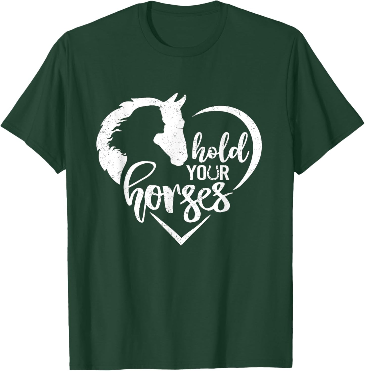 Hold Your Horses - Horse Women T-Shirt - T-Shirt | Forest
