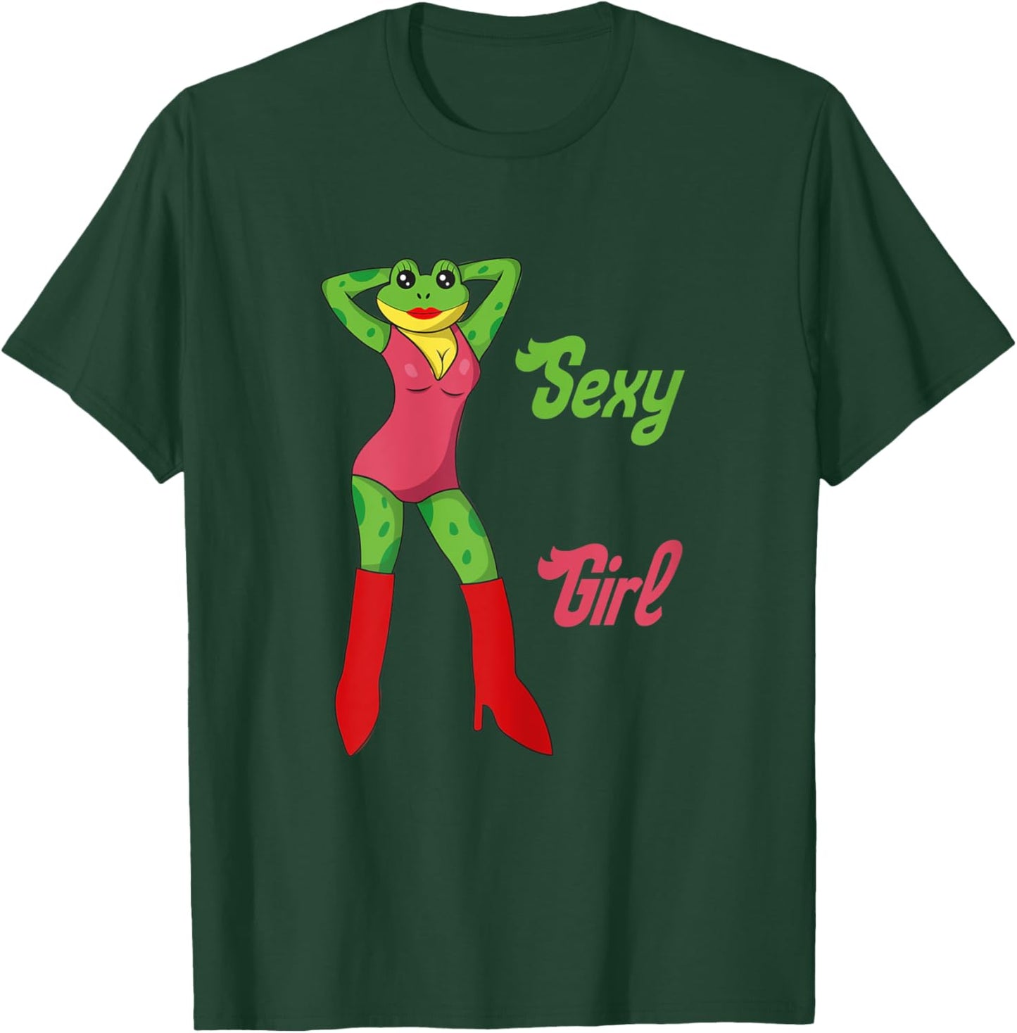 Stripper Frog, Sexy Girl, Lesbian Frog, Sexy Frog T-Shirt - T-Shirt | Forest