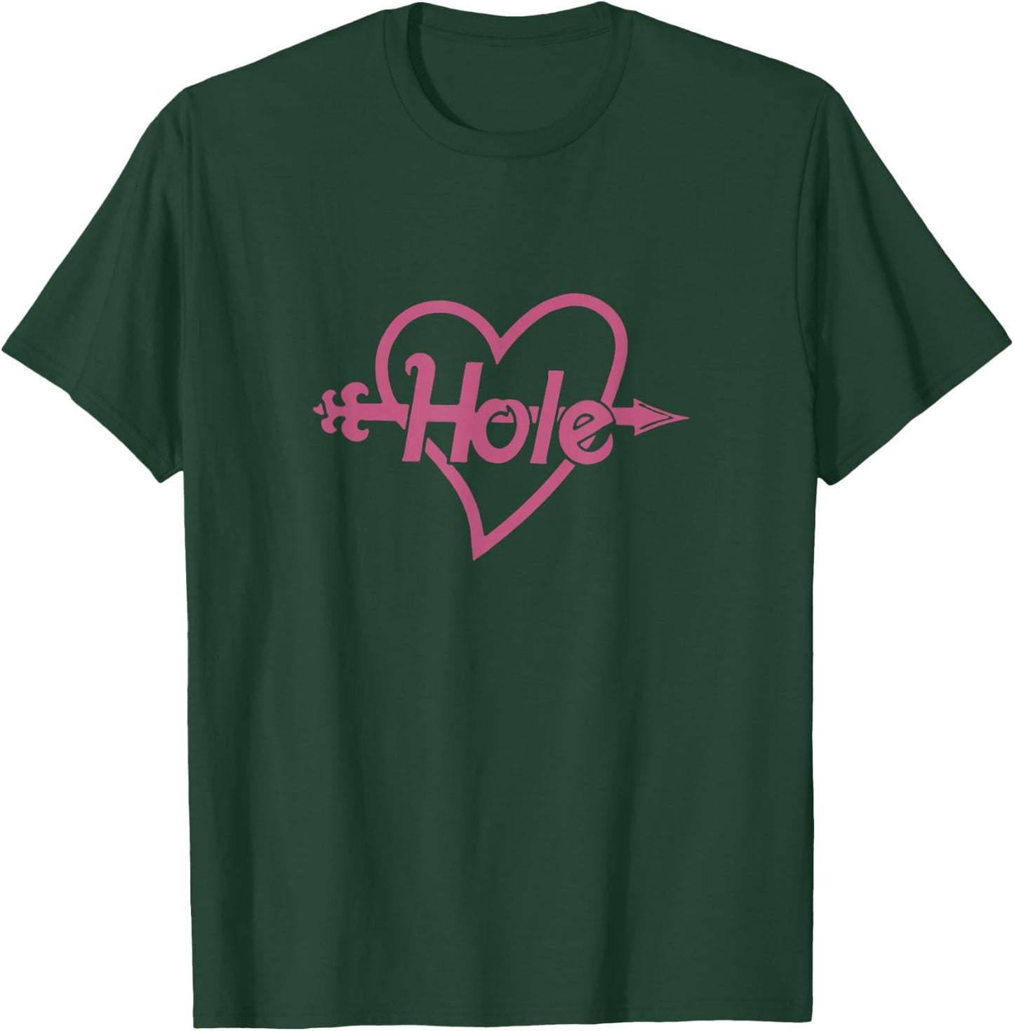 Hole - Arrow in Heart Logo T-Shirt - T-Shirt | Forest