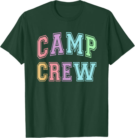 Cute CAMP CREW Summer Campsite Team Chaos Coordinator RN NP Men Women Kids T-Shirt - T-Shirt | Forest