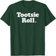 Tootsie Roll Plain Text Logo T-Shirt - T-Shirt | Forest
