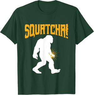 Circle Game Meme, Sasquatch Bigfoot Game Gotcha Ok Hand Sign T-Shirt - T-Shirt | Forest
