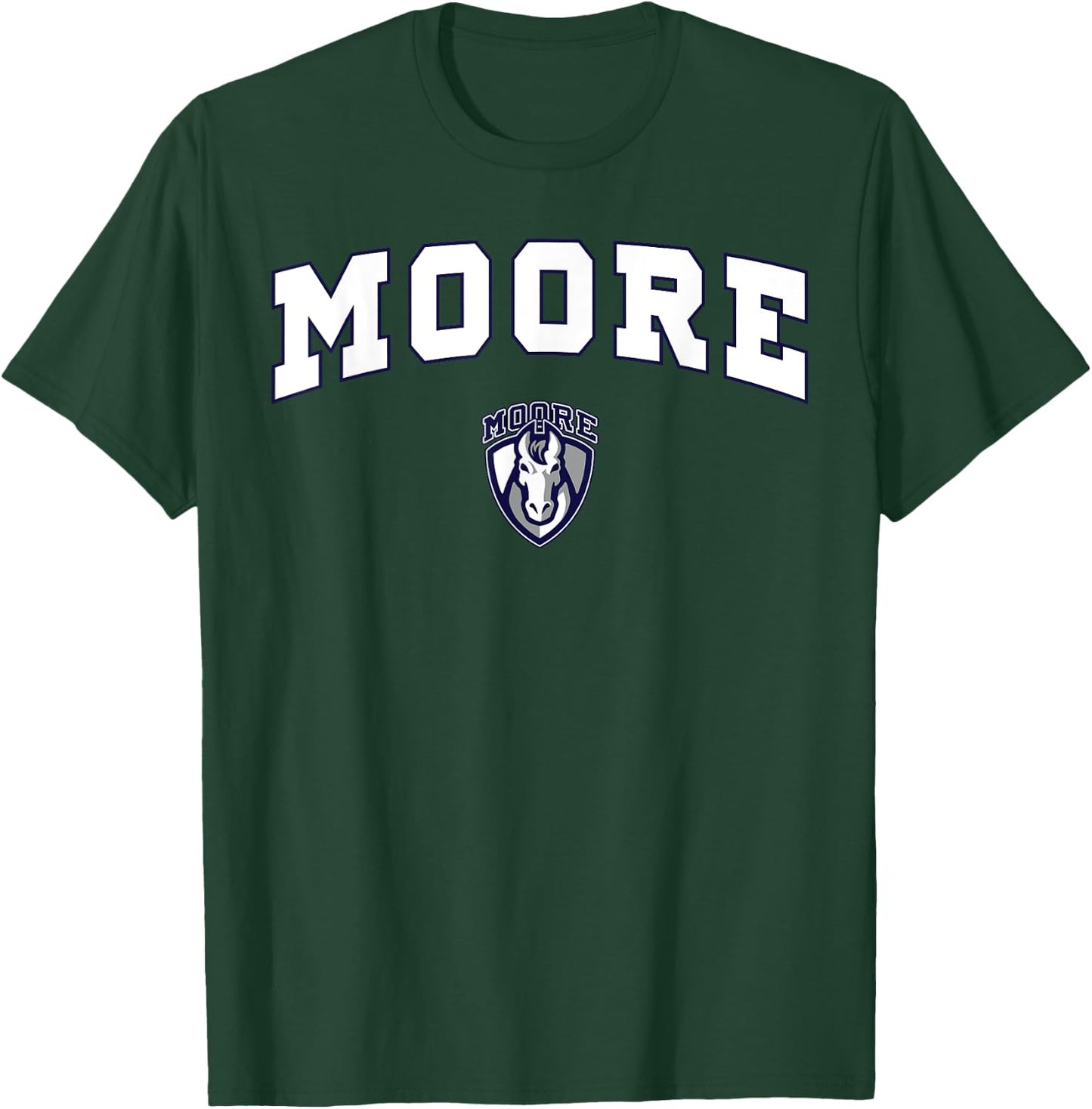 Moore School Mustangs T-Shirt - T-Shirt | Forest