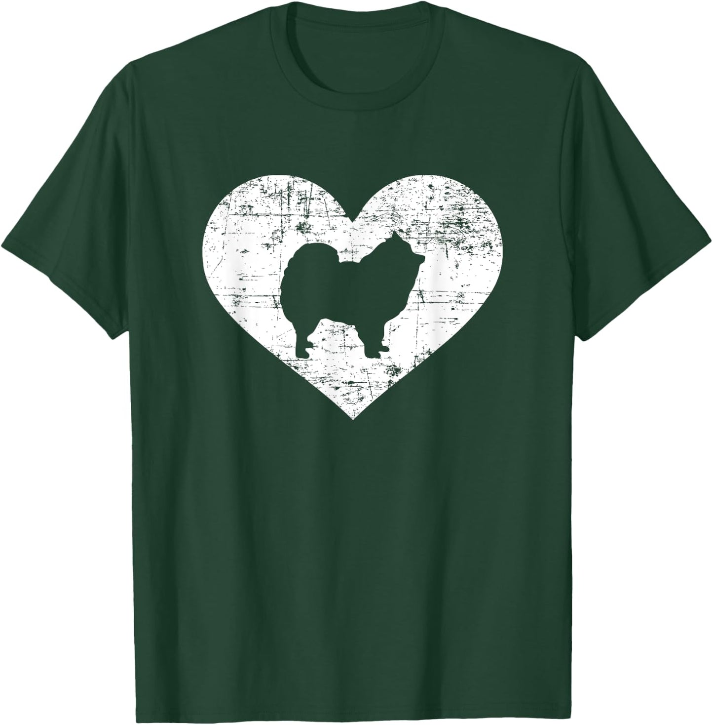 Pomeranian heart T-Shirt - T-Shirt | Forest