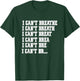 I Cant Breathe T-Shirt - T-Shirt | Forest