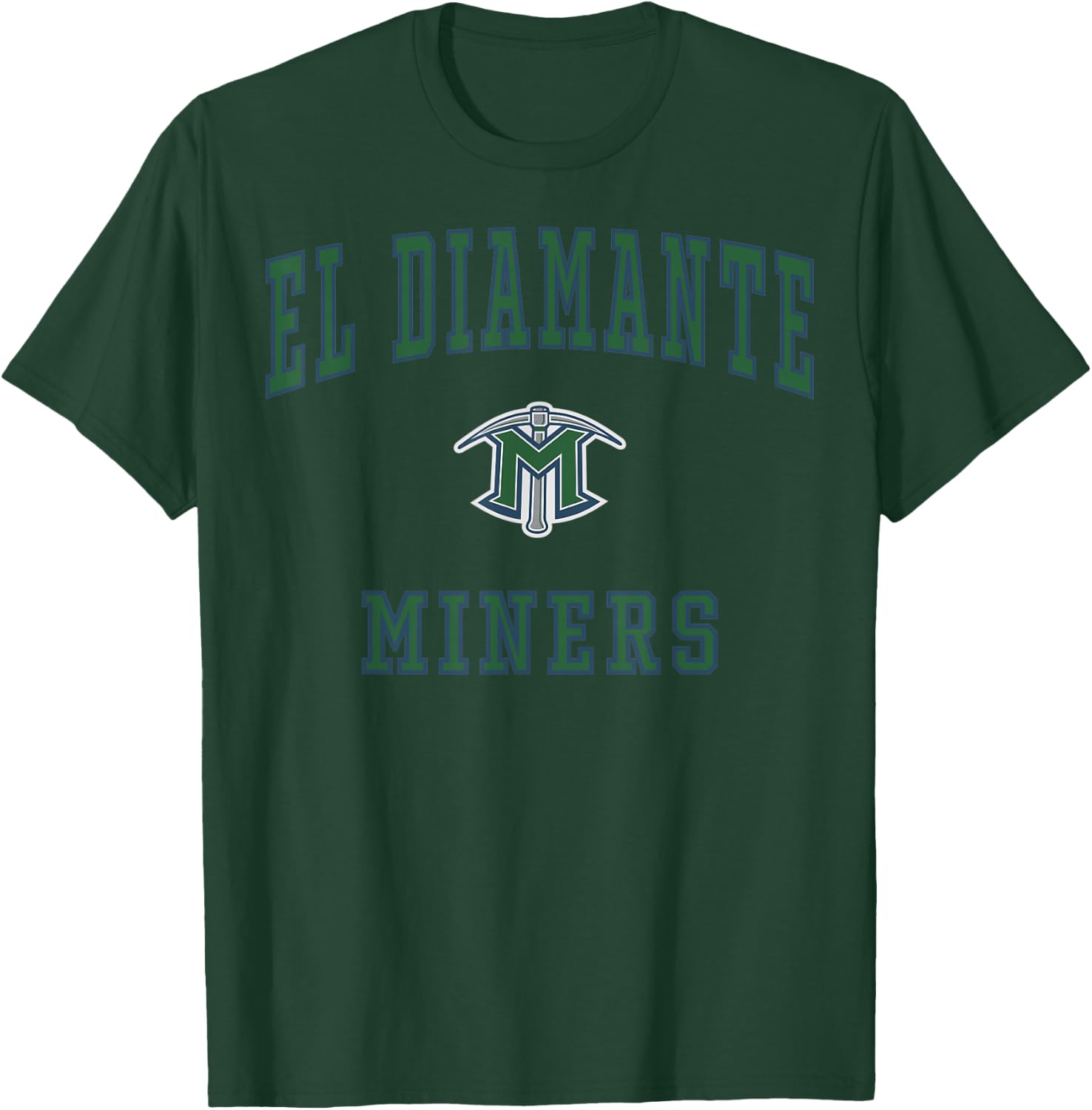 El Diamante High School Miners C1 T-Shirt - T-Shirt | Forest