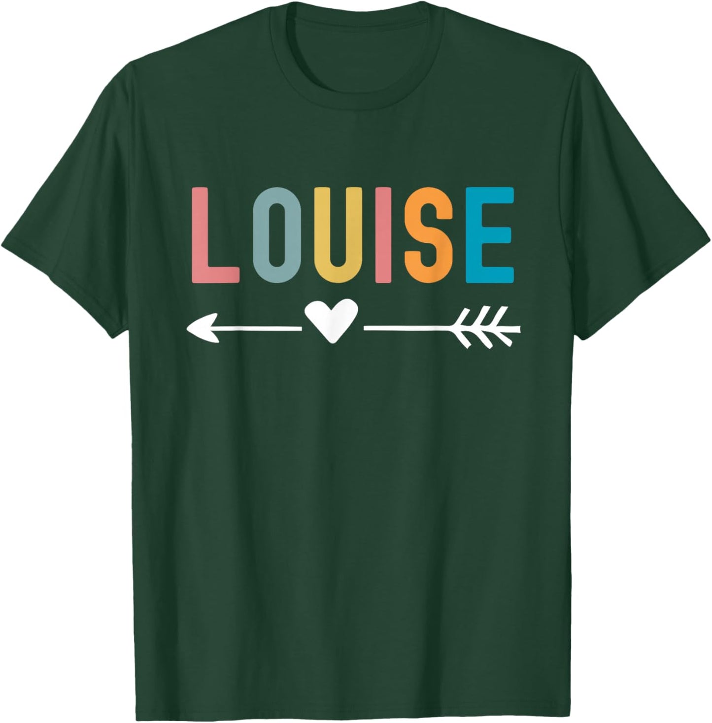 Louise Retro Color Love Cute Matching Best Friends T-Shirt - T-Shirt | Forest