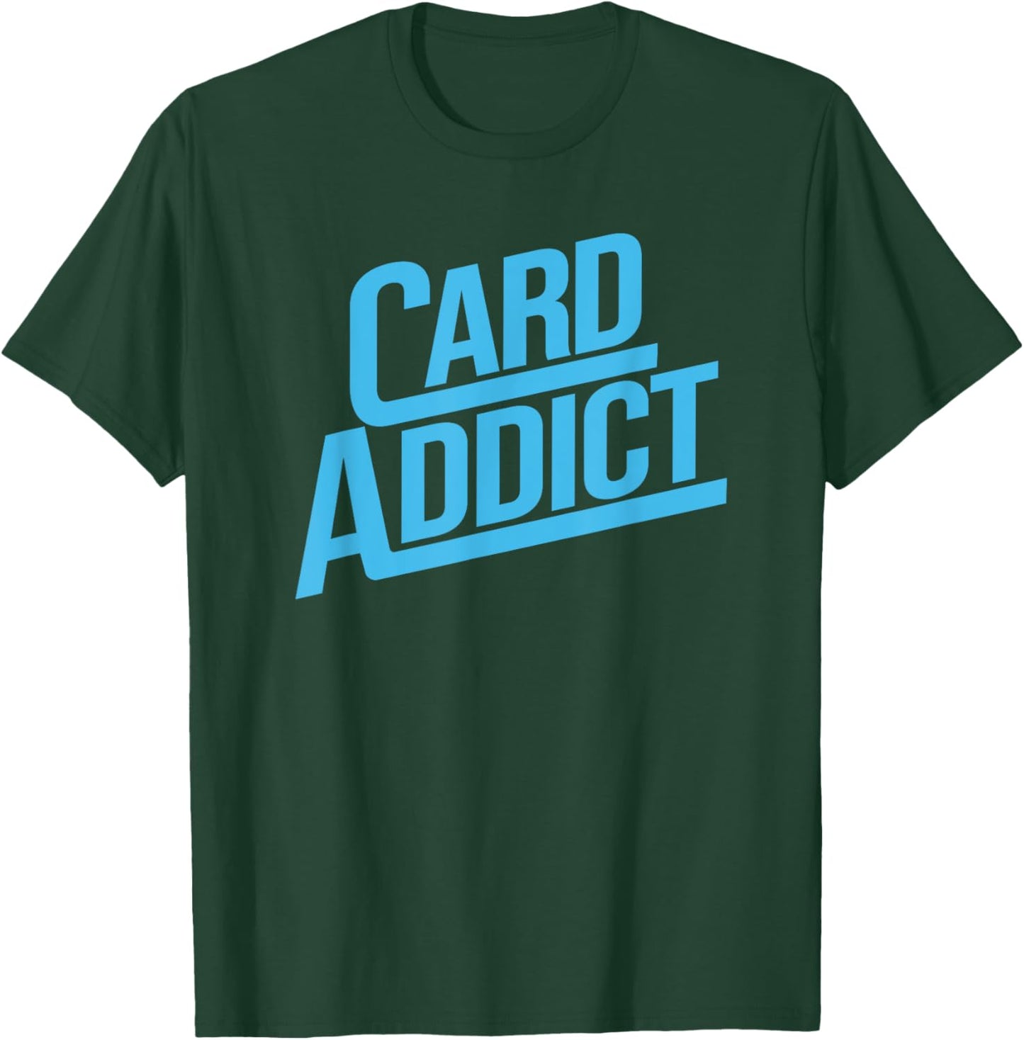 Card Addict Funny Baseball Card Collector Trading Cards T-Shirt - T-Shirt | Forest