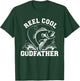 Godfather Gifts Reel Cool Godfather - Men's Fishing Rod Print - Black, Small T-Shirt - T-Shirt | Forest
