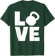 Kettlebell love T-Shirt - T-Shirt | Forest