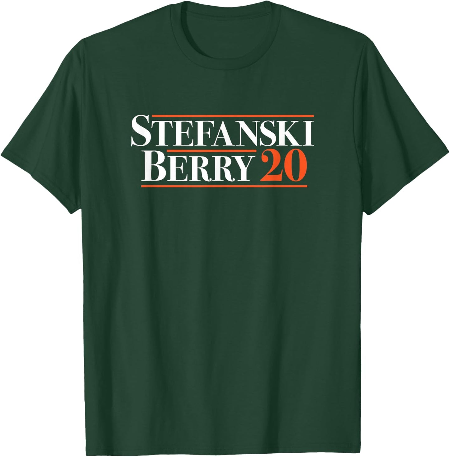 Stefanski Berry 2020 Cleveland Election - Football T-Shirt - T-Shirt | Forest