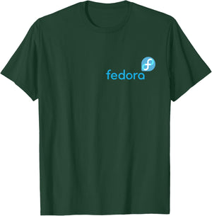 Linux Fedora New Blue tagline and Logo Open Source Os T-Shirt - T-Shirt | Forest