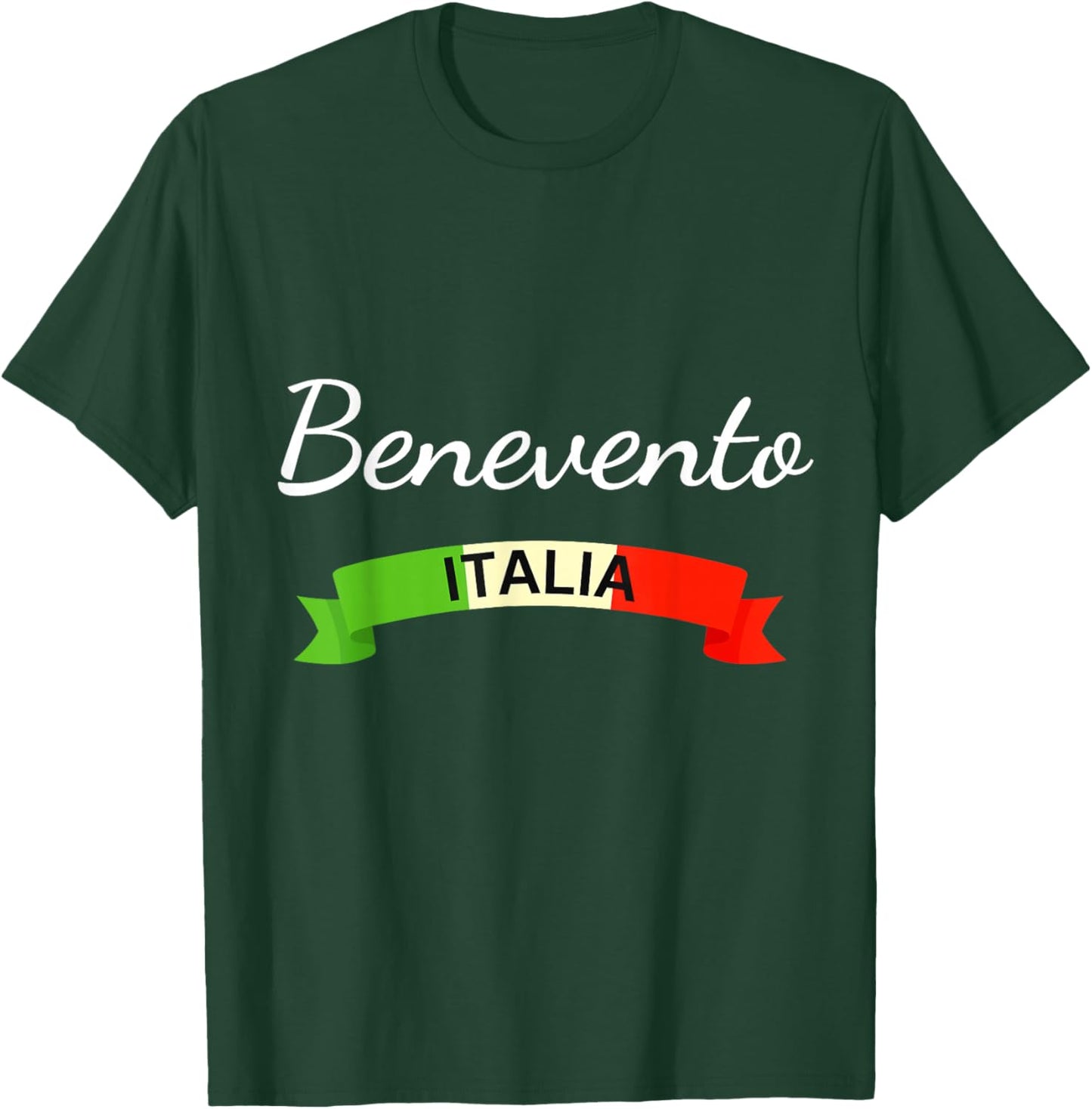 Benevento Italy Flag Italia Souvenir Matching Italian T-Shirt - T-Shirt | Forest
