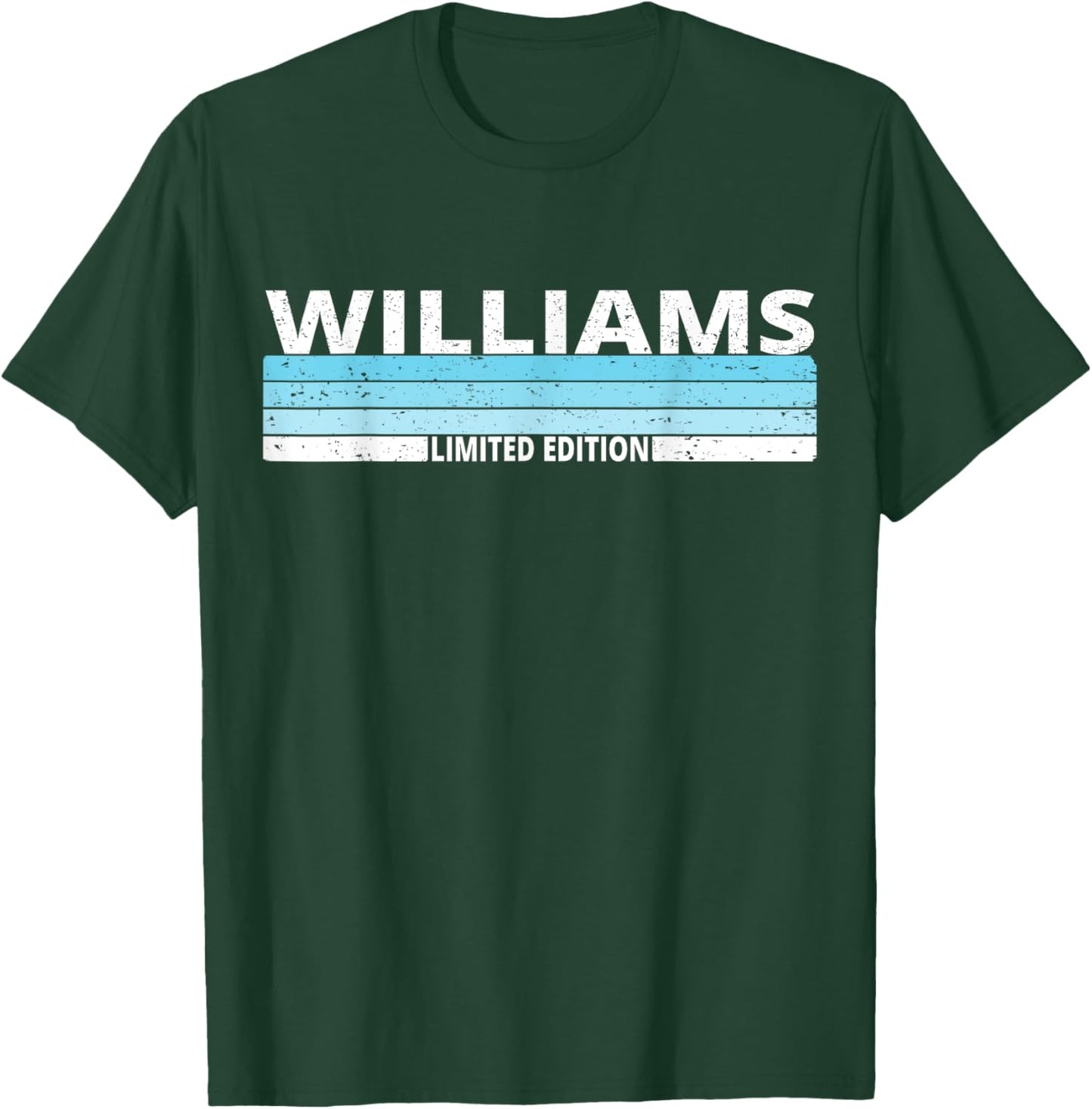 Williams Surname Birthday Family Reunion 80s 90s Blue Sunset T-Shirt - T-Shirt | Forest