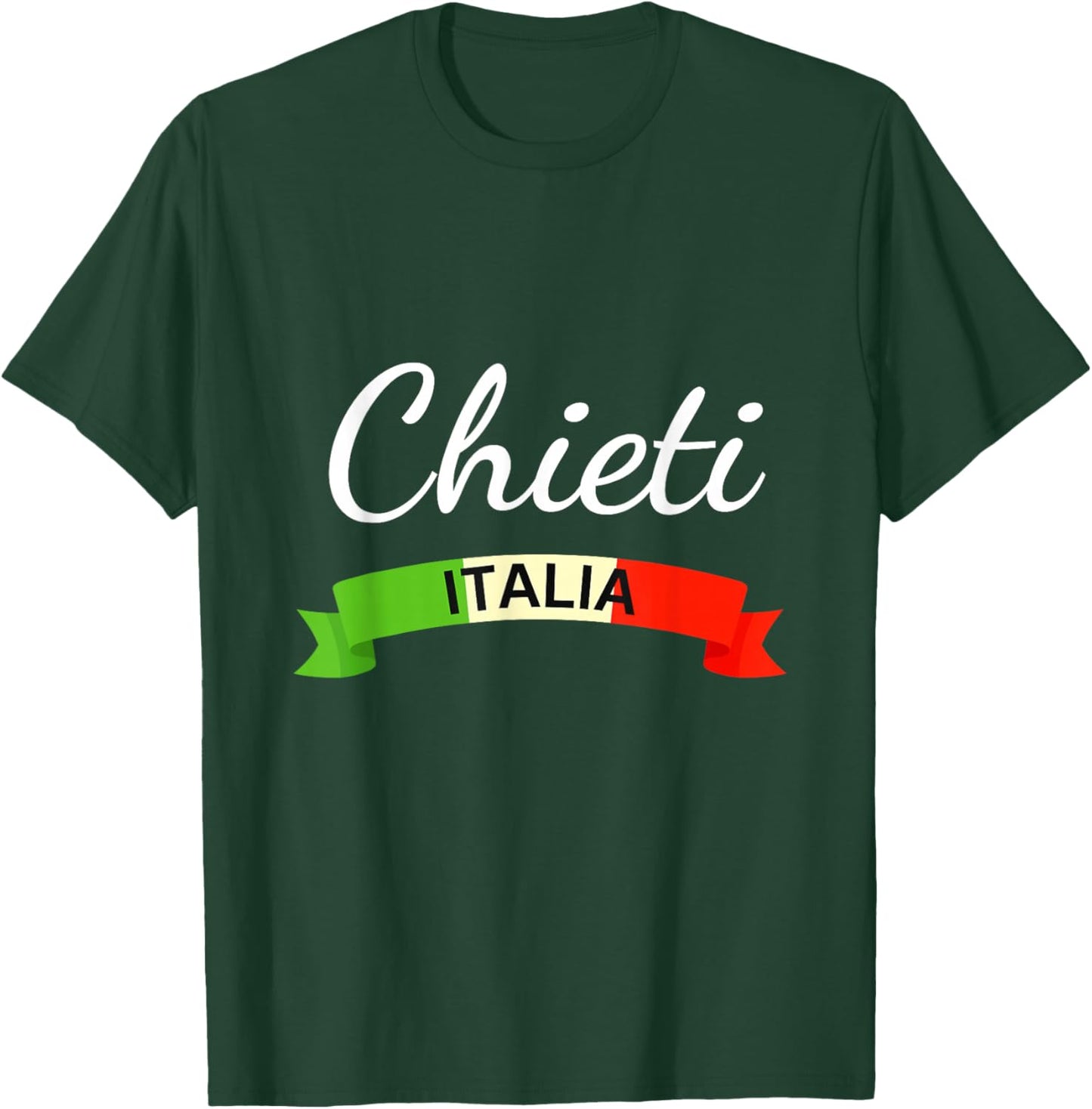 Chieti Italy Flag Italia Souvenir Matching Italian T-Shirt - T-Shirt | Forest