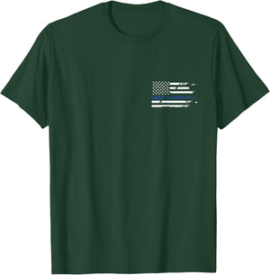 LAPD Thin Blue Line T-Shirt - T-Shirt | Forest