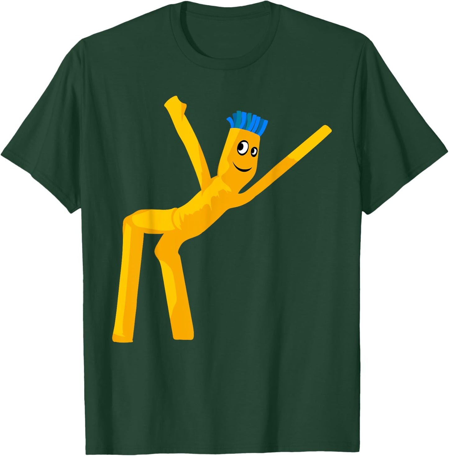 Wacky Wavy Inflatable Tubeman Dancer Clothing T-Shirt - T-Shirt | Forest