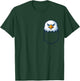 Tiny Patriotic Raptor: Eagle in Your Pocket Women Kids Men T-Shirt - T-Shirt | Forest