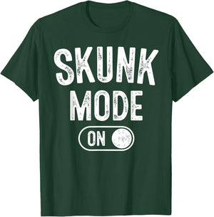 Skunk Mode On Costume Funny Scent Defender Gift Animal Lover T-Shirt - T-Shirt | Forest