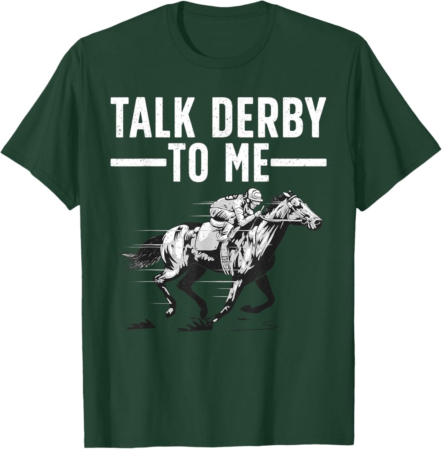 Funny Horse Racing Design Women Derby Horse Racing T-Shirt - T-Shirt | Forest