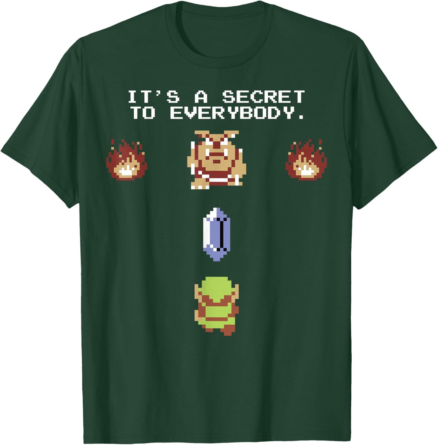 The Legend of Zelda It's A Secret To Everybody T-Shirt - T-Shirt | Forest