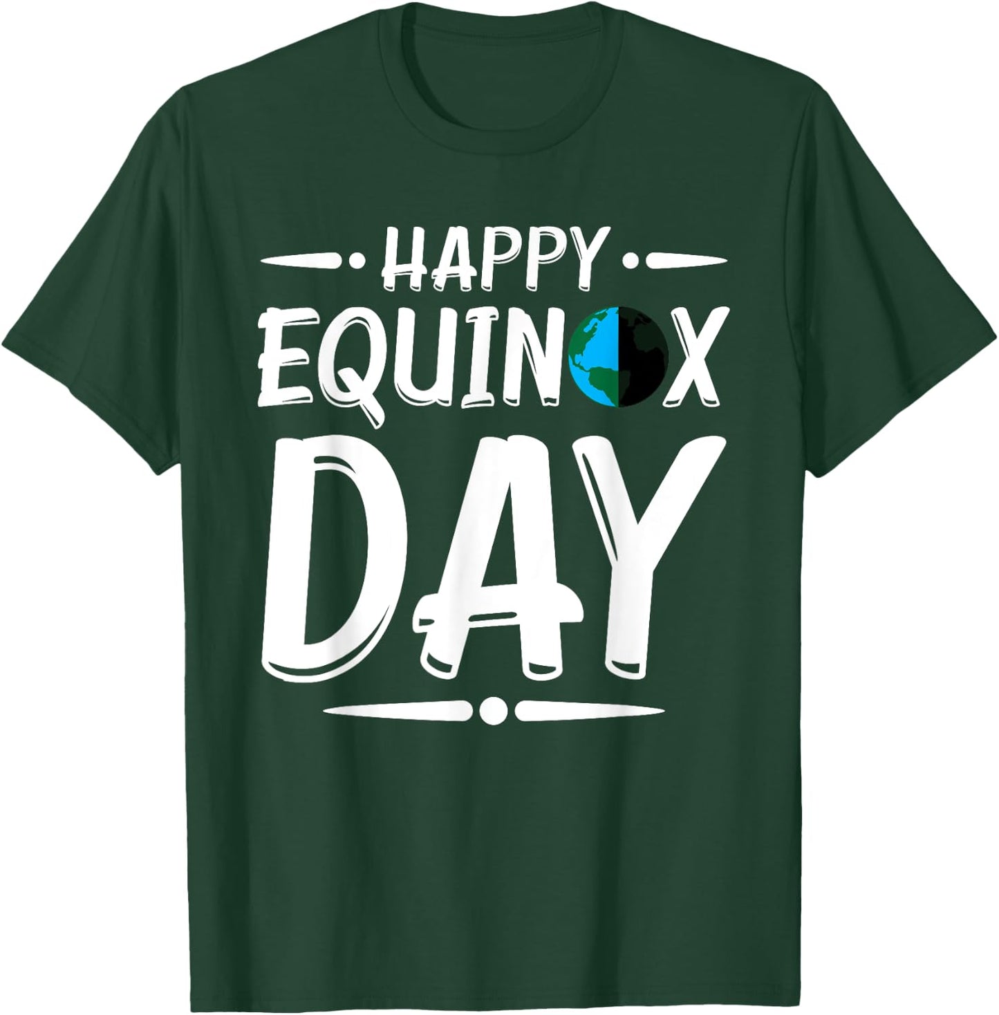 Happy Equinox Day T Shirt March Eqnx Solstice Season Gift T-Shirt - T-Shirt | Forest