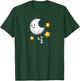 Korean Hangul Word and Illustration of Moon T-Shirt - T-Shirt | Forest