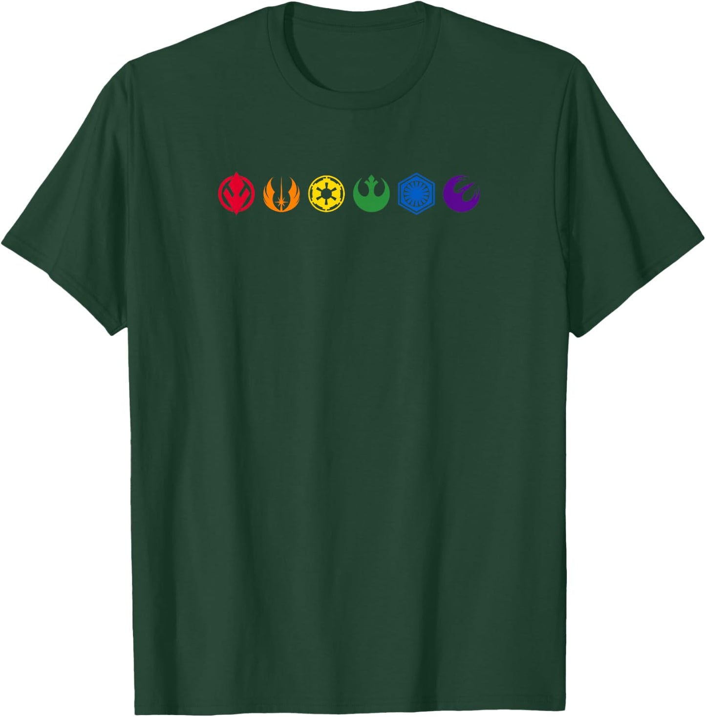 Star Wars Rainbow Icons T-Shirt - T-Shirt | Forest