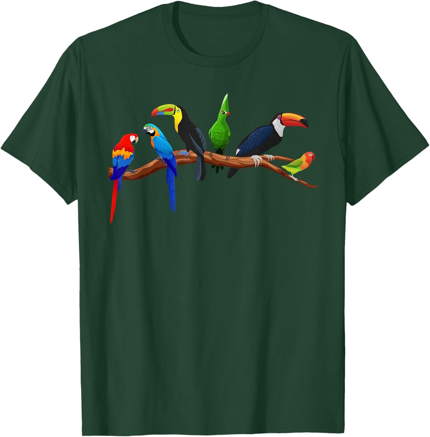 Cool Birds Art For Nerds Men Women Kids Bird Watcher Birding T-Shirt - T-Shirt | Forest