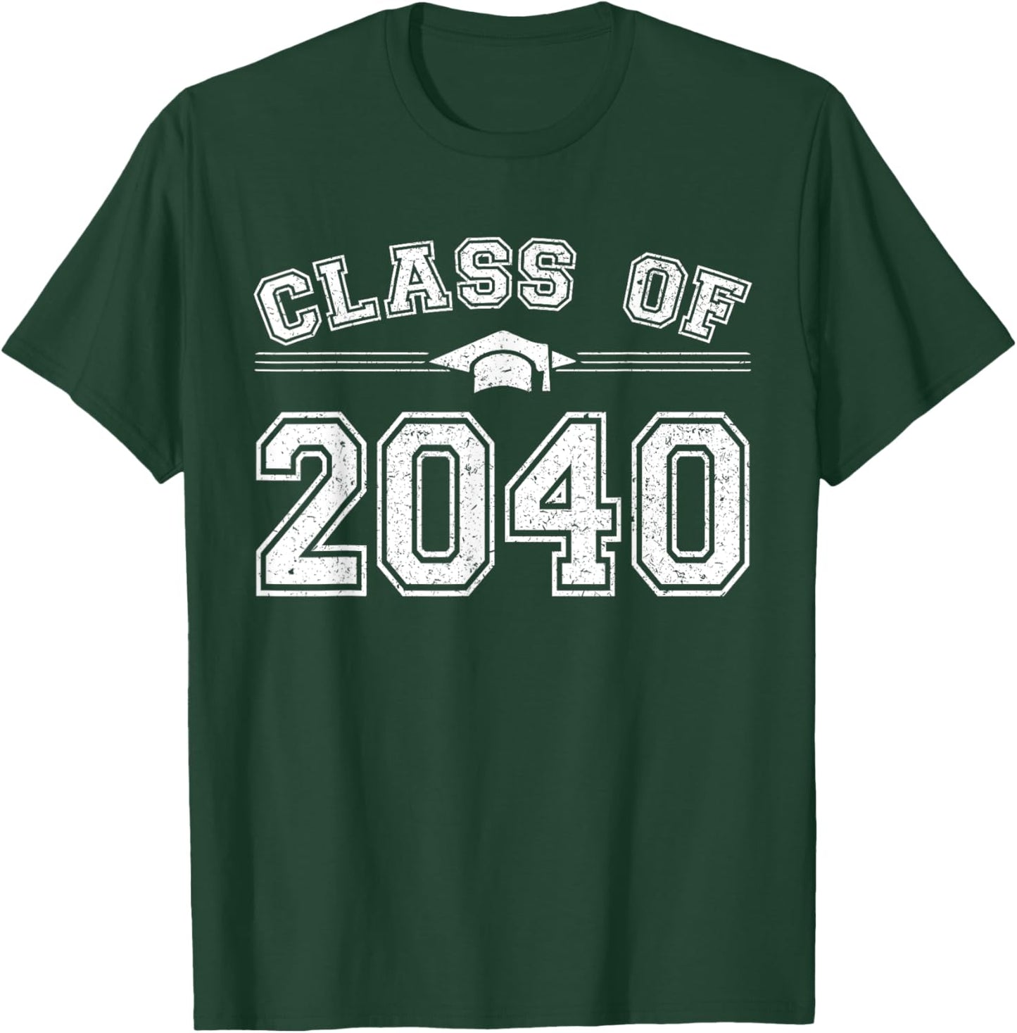 Class of 2040 Graduate 2040 Grow With Me First Day of School T-Shirt - T-Shirt | Forest